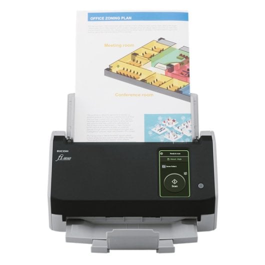Escáner Ricoh fi-8040 Dual CIS 600x600 DPI ADF USB/Ethernet Pantalla Táctil