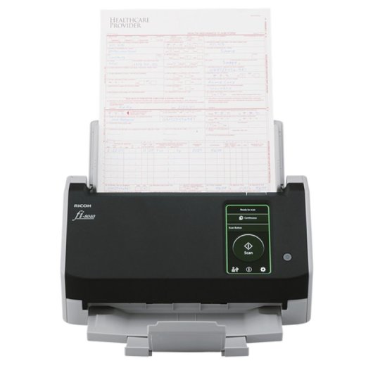 Escáner Ricoh fi-8040 Dual CIS 600x600 DPI ADF USB/Ethernet Pantalla Táctil