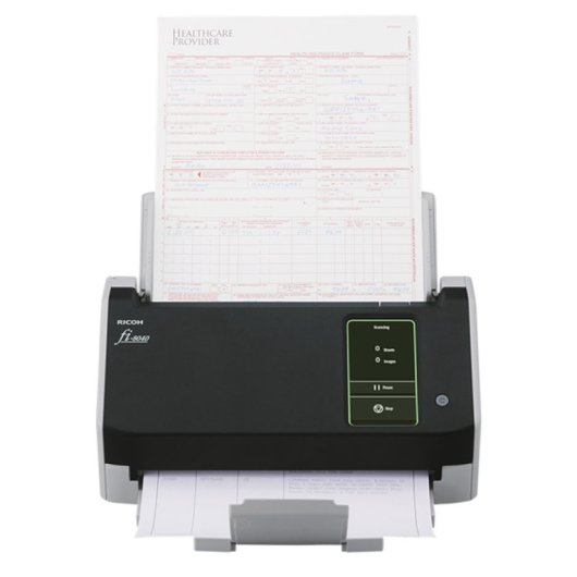 Escáner Ricoh fi-8040 Dual CIS 600x600 DPI ADF USB/Ethernet Pantalla Táctil