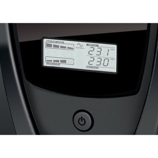 Bateria compacta de chumbo-ácido Sai Riello 1kVA 600W AVR USB LCD Proteção contra sobretensão
