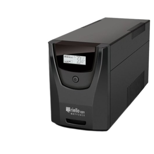 Sai Riello 1,5 kVA Akku 4h Überspannungs-Kurzschlussschutz AVR LCD