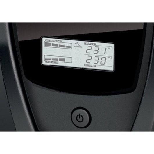 Sai Riello 1,5 kVA Akku 4h Überspannungs-Kurzschlussschutz AVR LCD