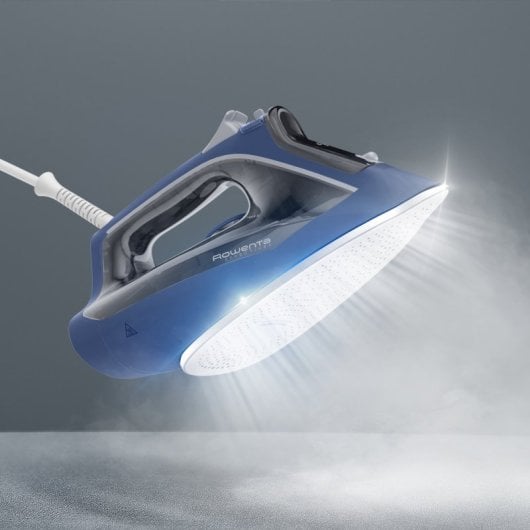 Plancha a vapor Rowenta suela acero inoxidable 2400W vapor continuo 40g/min azul