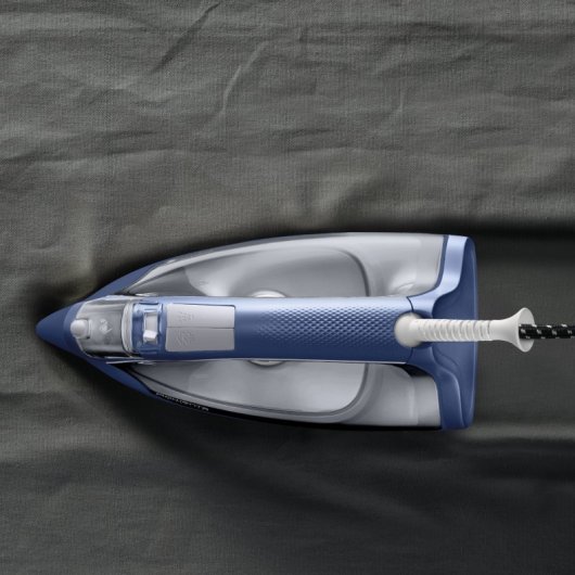 Plancha a vapor Rowenta suela acero inoxidable 2400W vapor continuo 40g/min azul