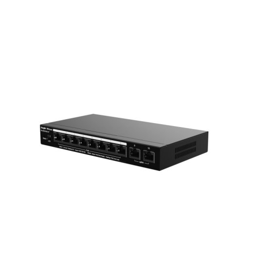 Conmutador Ruijie Networks RG-ES210GC-LP 10 Puertos Gigabit 8 PoE+ Apilable Gestionado