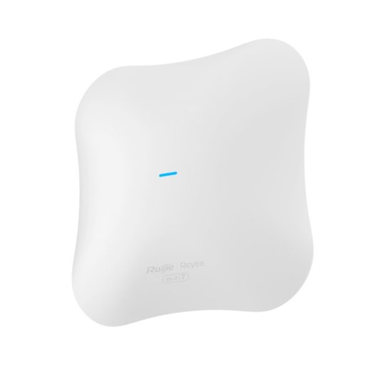 Point d'accès Ruijie WiFi 6E/6 avec 5011 Mbit/s, MU-MIMO, PoE, 2,5GbE, blanc