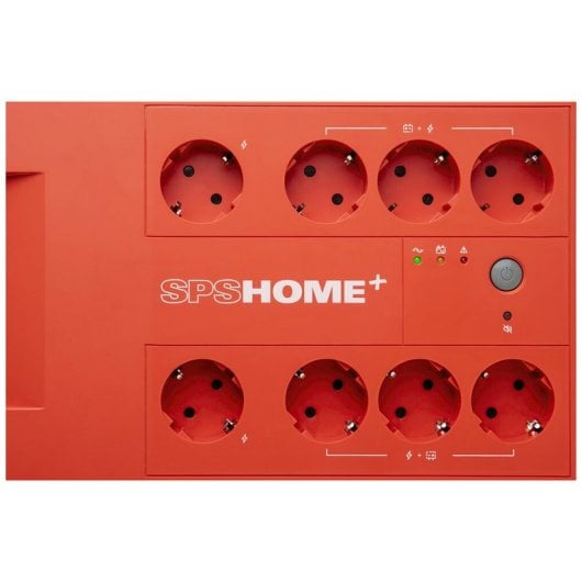 Batterie plomb-calcium Sai Salicru 650 VA 8 prises Protection AVR LED rouge Compact