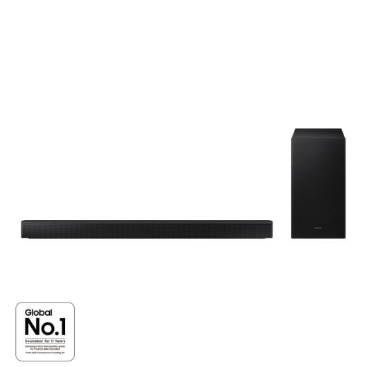 Barra de som Samsung HW-B650D/ZF Bluetooth 3.1 200 W sem fios, subwoofer e intensificador de voz