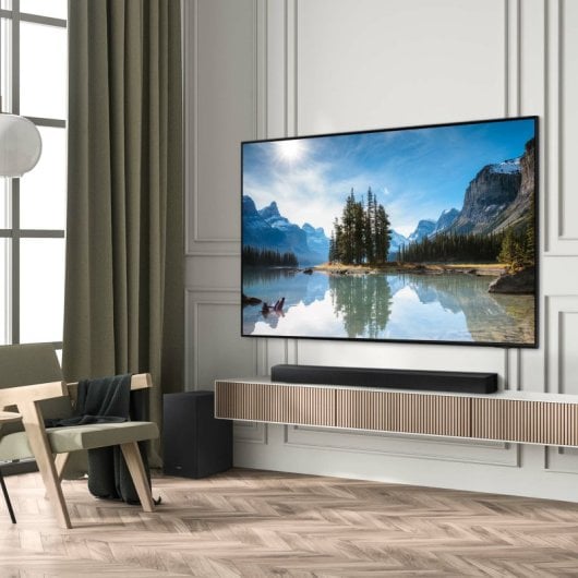 Barra de som Samsung HW-B650D/ZF Bluetooth 3.1 200 W sem fios, subwoofer e intensificador de voz