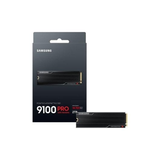Disque Dur Samsung MZ-VAP2T0 2TB NVMe M.2 PCIe 5.0 14700MB/s Chiffrement AES256
