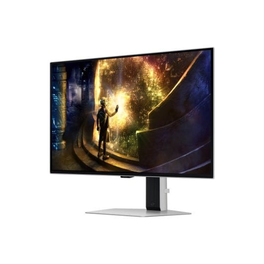 Monitor Samsung 27? QHD 240Hz OLED FreeSync G-SYNC Smart TV Plata