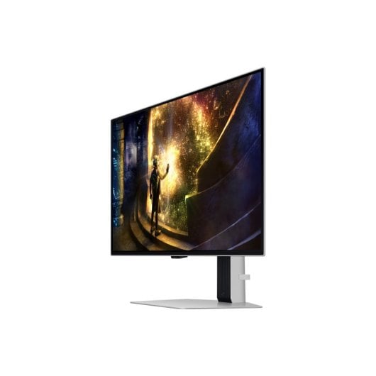 Monitor Samsung 27? QHD 240Hz OLED FreeSync G-SYNC Smart TV Plata