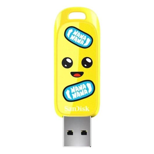 Memoria USB SanDisk SDCZIF-128G-G46 128GB USB 3.2 Gen 1 Amarilla sin tapa 130MB/s