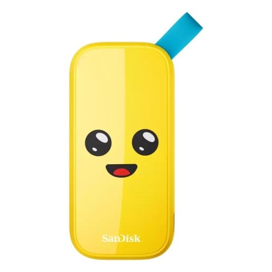 Sandisk SSD da 1 TB 800 MB/s USB 3.2 Gen2 SDSSDE30-1T00-G25F Giallo + cavo USB C-A