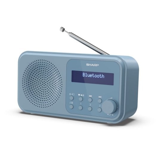 Radio Sharp DR-P420(BL) Azul DAB/DAB+/FM Bluetooth 16h USB Pantalla 2W