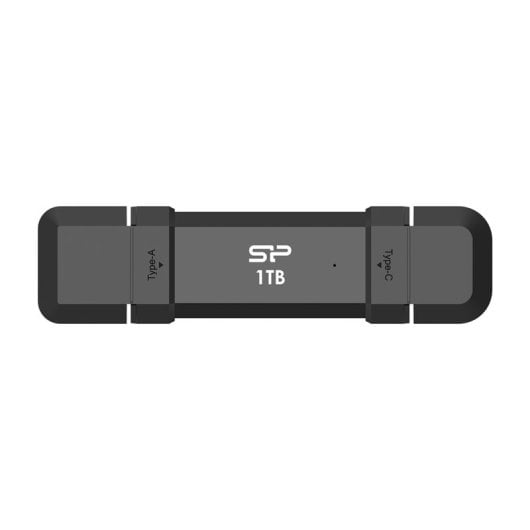 Disco Externo Silicon Power DS72 1TB USB 3.2 Gen2 1050MB/s Aluminium Type-A/C Negro