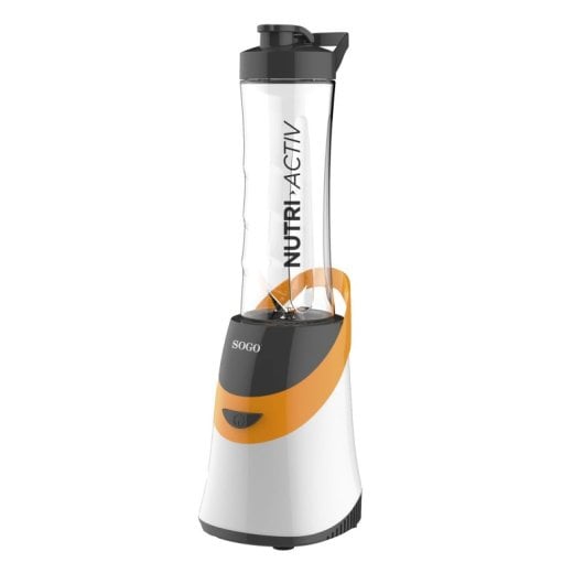 Batidora SOGO Nutri-Activ 350W Acero Inoxidable Vaso 0,6L Antideslizante BPA Free