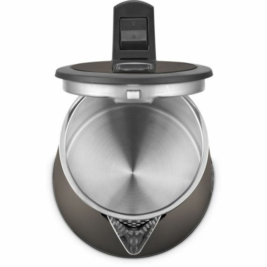 Hervidor de Agua Sogo Deluxe Triple Capa 1,7L Acero Inoxidable Negro Apagado Automático