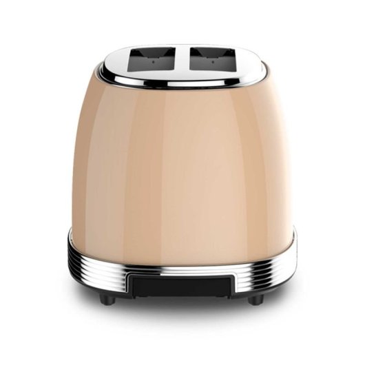 Tostadora Sogo TOS-SS-5470 2 rebanadas Acero inoxidable Beige 6 niveles retro