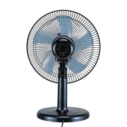 Ventilador Sogo 45W Oscilante 30cm 3 Velocidades Bajo Ruido Base Estable Negro/Azul