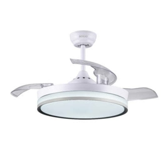 Sogo DC 106 cm LED-Deckenventilator mit 6 Geschwindigkeitsstufen und leisem Timer