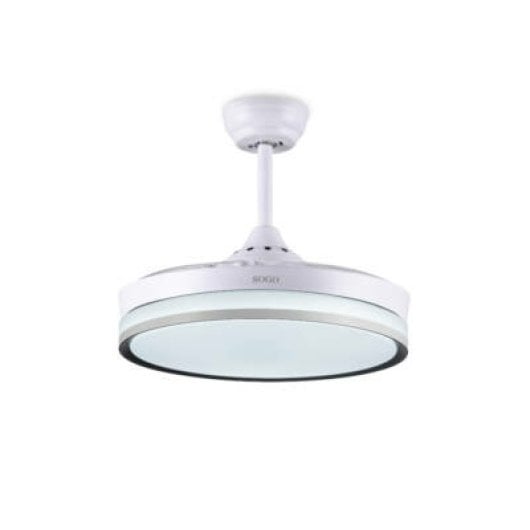 Sogo DC 106 cm LED-Deckenventilator mit 6 Geschwindigkeitsstufen und leisem Timer