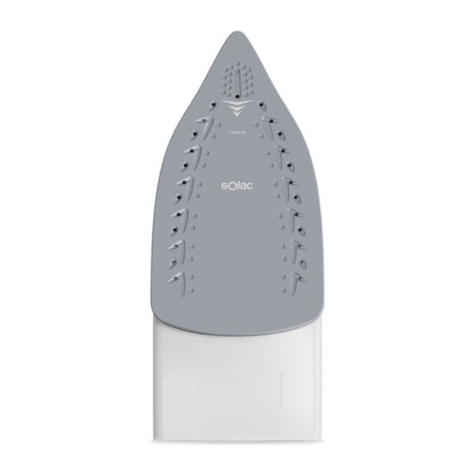 Plancha Solac Optima Start 2400 Ceramic 2400W Suela Cerámica Vapor Antigoteo Negro/Blanco