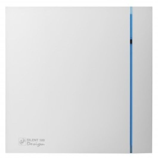 Soler & Palau Silent-100 Ventilador Helicoidal Branco 85 m³/h Temporizador IP45