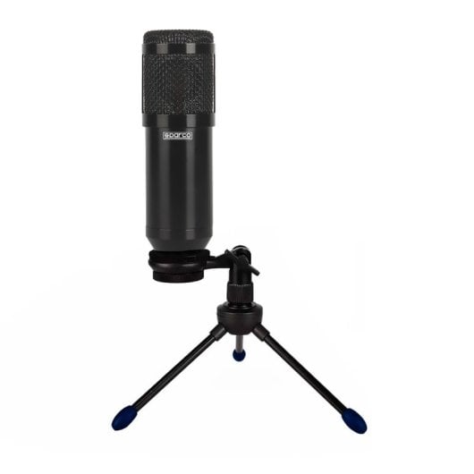 Micrófono Sparco SPMIC STAR USB con filtro antipop y trípode ajustable