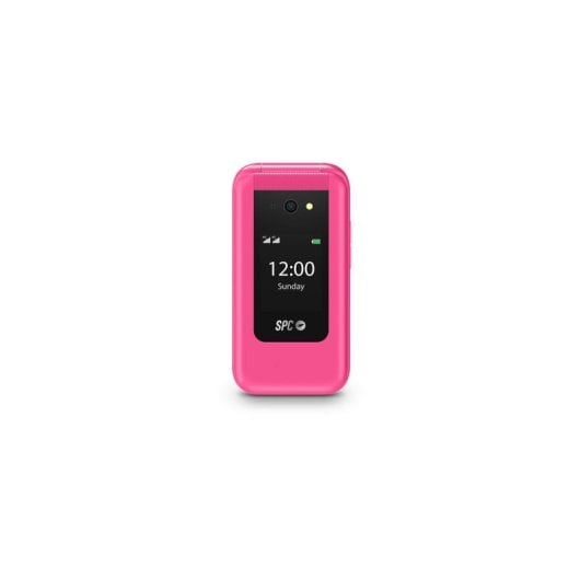 SPC Flip 4G Dual-SIM-Handy mit 2,8″-Bildschirm und langlebigem Akku in Pink
