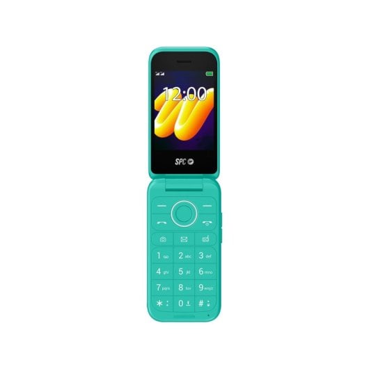 Teléfono SPC Jasper 4G Caribbean Green Dual SIM, cámara 2MP, sin internet, batería 1600mAh