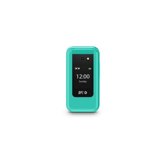 Teléfono SPC Jasper 4G Caribbean Green Dual SIM, cámara 2MP, sin internet, batería 1600mAh