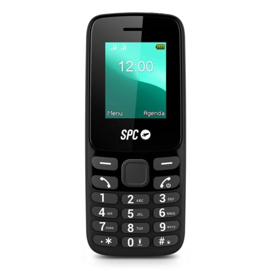 SPC TALK 2 GO Schwarzes Mobiltelefon, Dual-SIM, USB-C, 1000 mAh, Bluetooth, FM