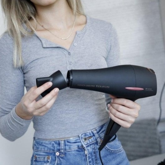 Professioneller Föhn Taurus Fashion 2300 Pro 2200W 3 Temperaturstufen 2 Geschwindigkeiten Schwarz