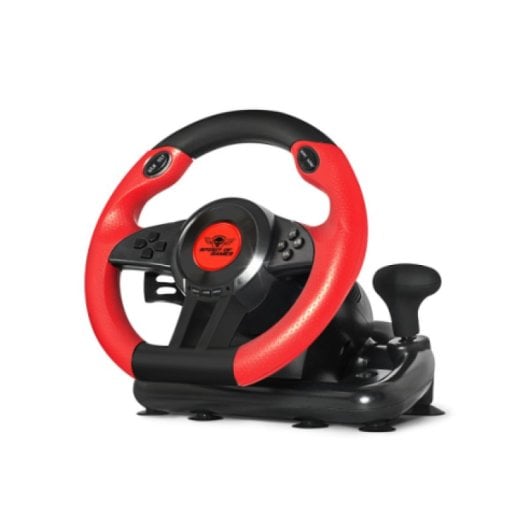 Volante Spirit of Gamer Race Wheel Pro 8 botones rotación 180° vibración pedales PC