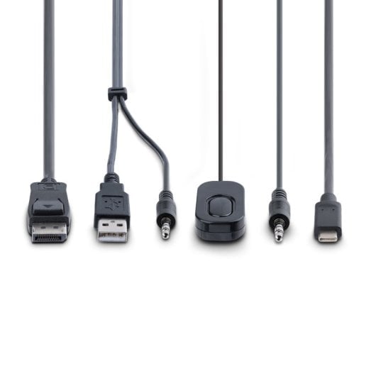 Switch KVM Startech USB-C/USB-A DisplayPort 4K 60Hz 2 Puertos Cables Integrados