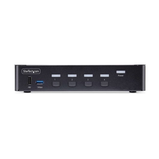 StarTech.com 4-Port 8K60 USB 3.0/2.0 DisplayPort KVM-Switch mit unabhängigen HDR AV-Tasten