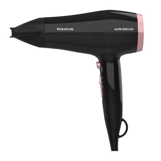 Secador Taurus 2200W 2 velocidades, 2 temperaturas, disparo frío, filtro extraíble, compacto