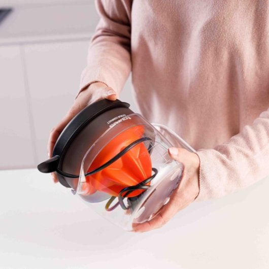 Taurus CITRUS COMPACT Elektrischer Entsafter mit Arm 30 W Schwarz, Orange, Transparent