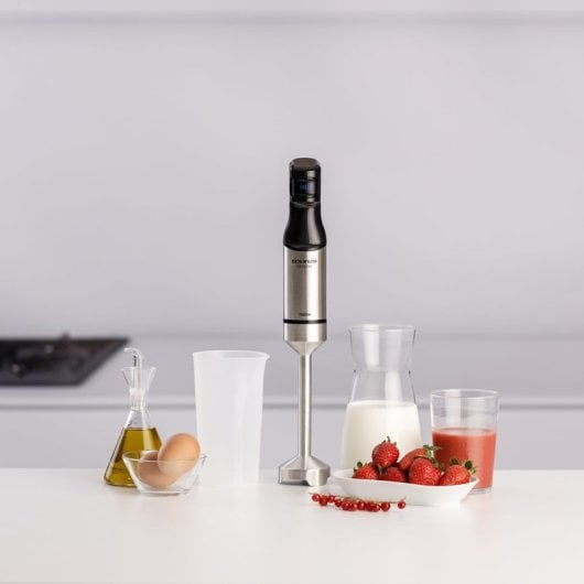 Liquidificador manual Taurus HB1500XE 1500W com lâminas em aço inoxidável, triturador de gelo, ajuste contínuo