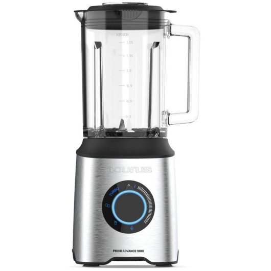 Mixeur en verre Taurus Prior Advance 1800 W 2 L avec broyeur à glace turbo en acier inoxydable