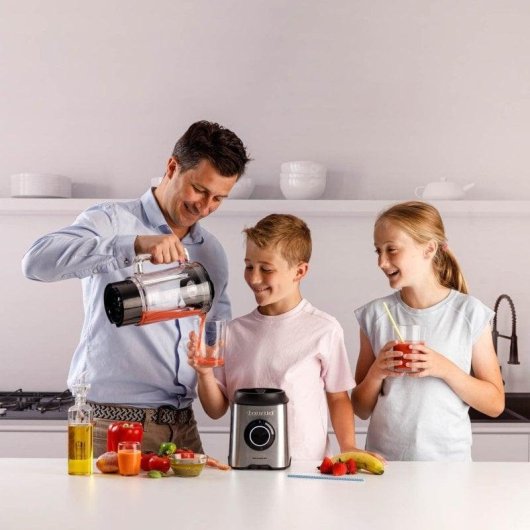Mixeur en verre Taurus Prior Advance 1800 W 2 L avec broyeur à glace turbo en acier inoxydable
