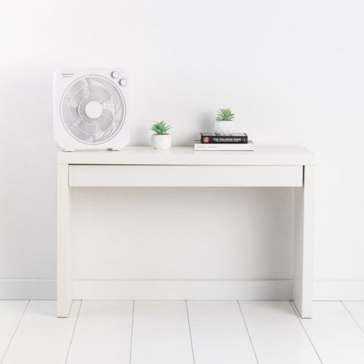 Ventilatore Taurus Tropicano 3V 35W a 5 pale bianco con timer di oscillazione automatica