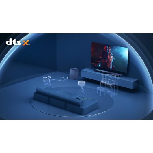 Barre de Sonido TCL S55H 2.1 110W Bluetooth HDMI ARC Subwoofer Sans Fil Dolby Atmos