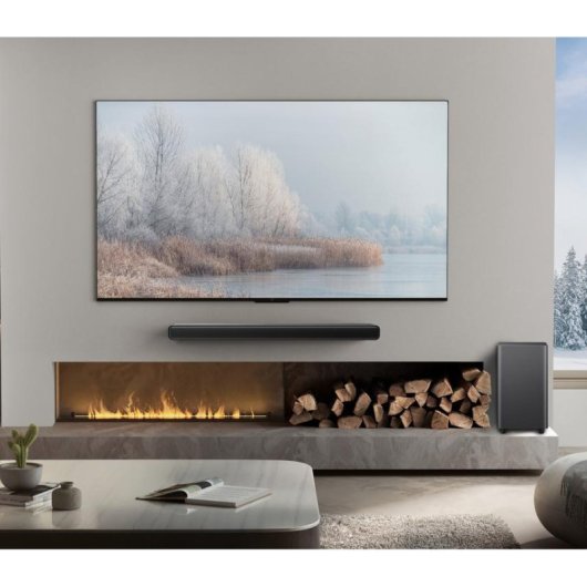 Barre de Sonido TCL S55H 2.1 110W Bluetooth HDMI ARC Subwoofer Sans Fil Dolby Atmos