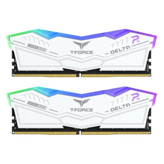 Team Group T-FORCE DELTA RGB DDR5 6000MHz 32GB 2x16GB CL38 Dual AMD EXPO e Intel XMP Blanco