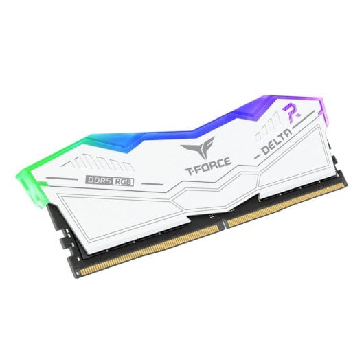 Team Group T-FORCE DELTA RGB DDR5 6000MHz 32GB 2x16GB CL38 Dual AMD EXPO e Intel XMP Blanco