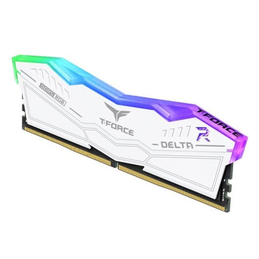 Team Group T-FORCE DELTA RGB DDR5 6000MHz 32GB 2x16GB CL38 Dual AMD EXPO e Intel XMP Blanco