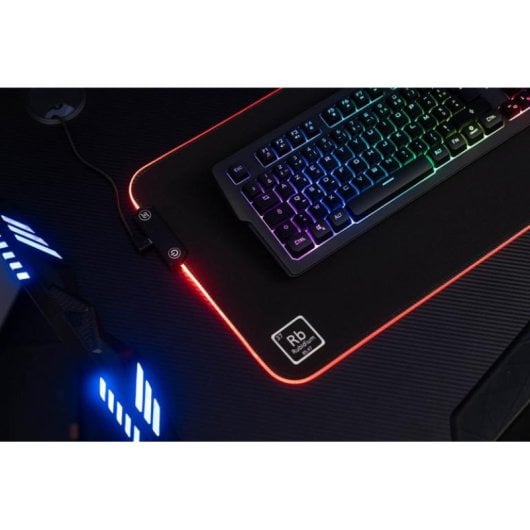 Tapis de souris de jeu G-Lab XXL RGB LED USB résistant à l'eau