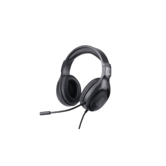 Le casque filaire G-lab avec microphone perche, rétroéclairage RVB et compatibilité multiplateforme